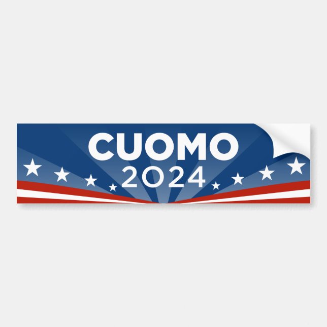 Pegatina Para Coche Gobernador Andrew Cuomo 2024 (Frente)