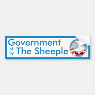 Pegatina Para Coche Gobierno del Sheeple