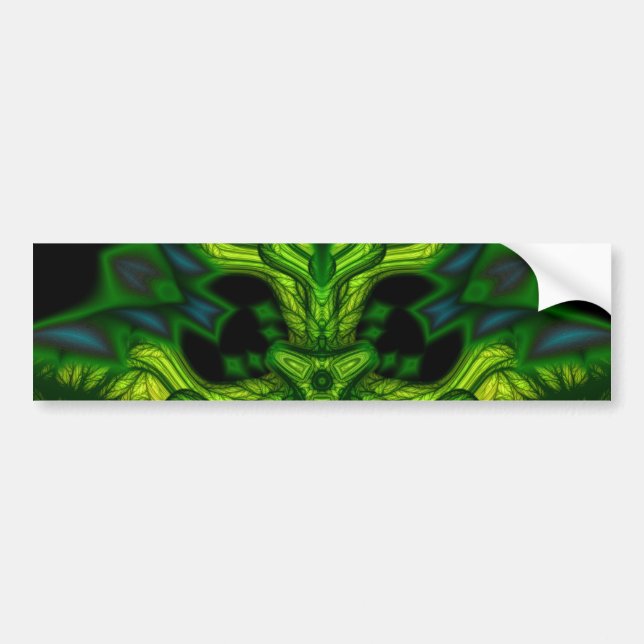 Pegatina Para Coche Goblin del hombre verde - máscara de la esmeralda (Frente)