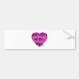 Pegatina Para Coche God Father of the Bride