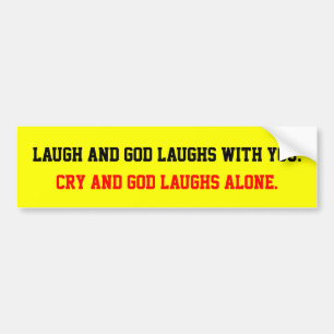 Pegatina Para Coche God Laughs