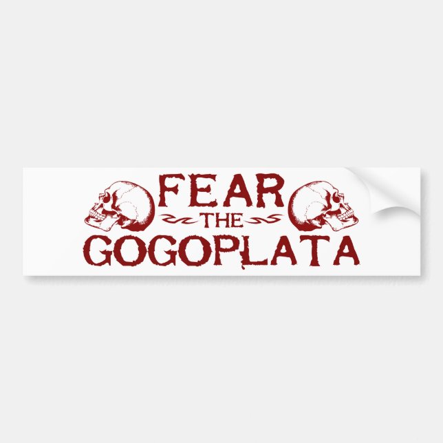 Pegatina Para Coche Gogoplata (Frente)