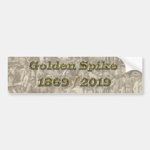 Pegatina Para Coche Golden Spike Transcontinental Railroad Sesquincent