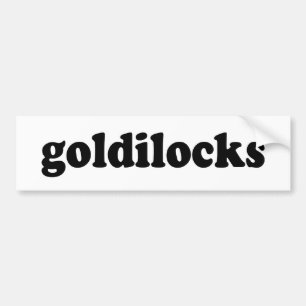 PEGATINA PARA COCHE GOLDILOCKS