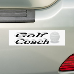 Pegatina Para Coche Golf Coach