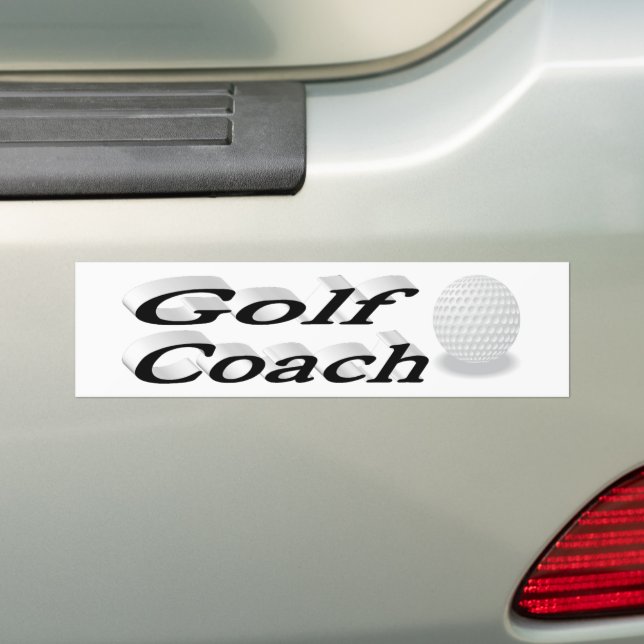 Pegatina Para Coche Golf Coach (en coche)