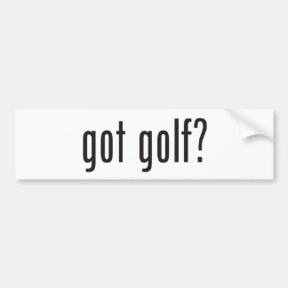 Pegatina Para Coche ¿golf conseguido?