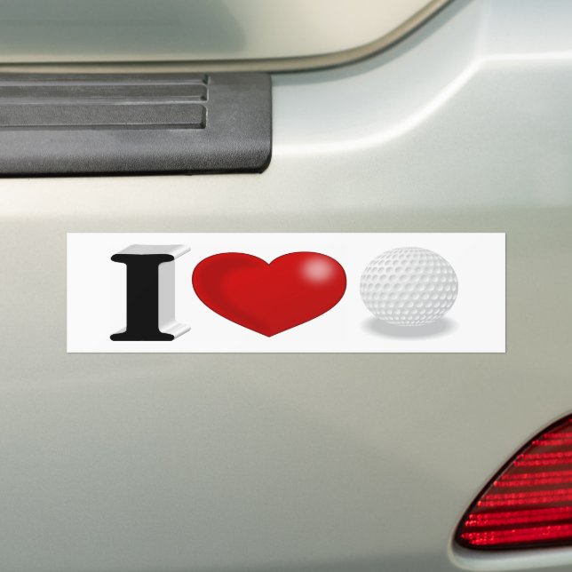 Pegatina Para Coche Golf Fan (en coche)