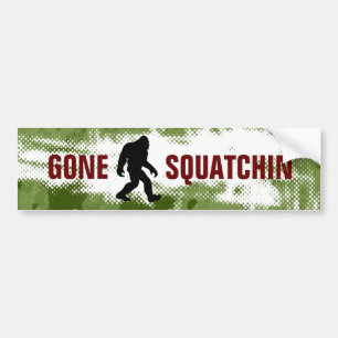 Pegatina Para Coche Gone Squatchin