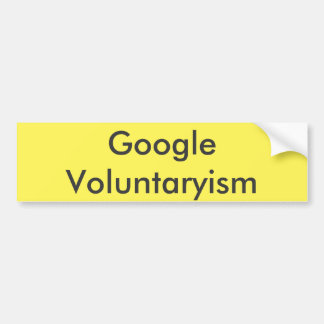 Pegatina Para Coche Google Voluntaryism