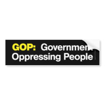 GOP:  Gente de opresión del gobierno