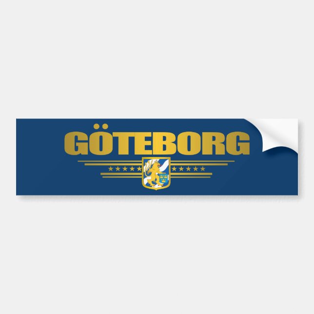 Pegatina Para Coche Goteborg (Frente)