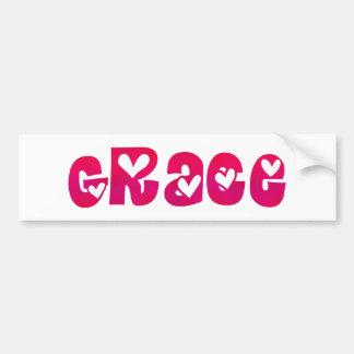 Pegatina Para Coche Grace in Hearts