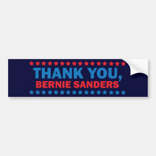 Pegatina Para Coche Gracias, Bernie Sanders Bumper Sticker