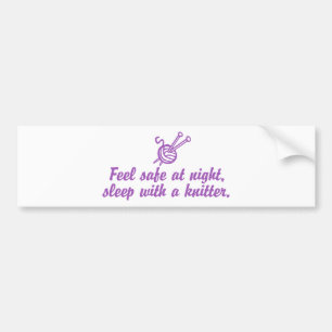 Pegatina Para Coche Gracioso Knitting