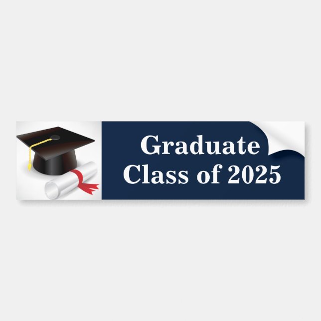 Pegatina Para Coche Grad Bumper Sticker (Frente)