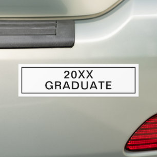 Pegatina Para Coche Graduación personalizada del año 2025 2026