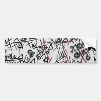Pegatina Para Coche Graffiti Tic Tac Toe