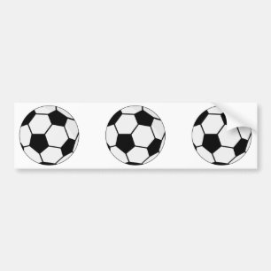 Pegatina Para Coche Gráfico clásico de balón de fútbol para fanáticos 