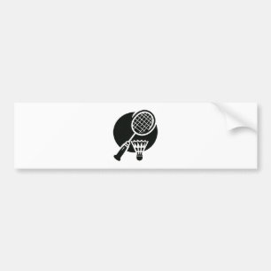 Pegatina Para Coche Gráfico de bádminton