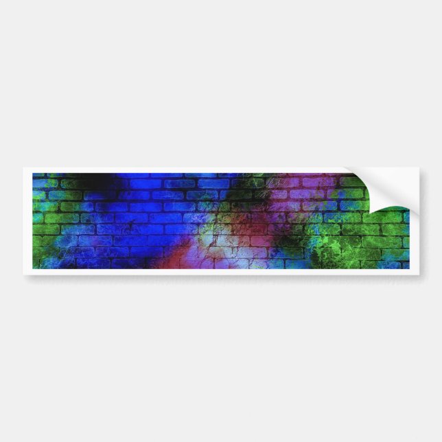 Pegatina Para Coche Grafiti en pared (Frente)