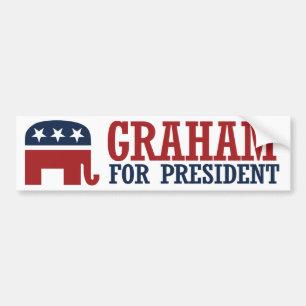Pegatina Para Coche Graham para el parachoque 2016 del presidente