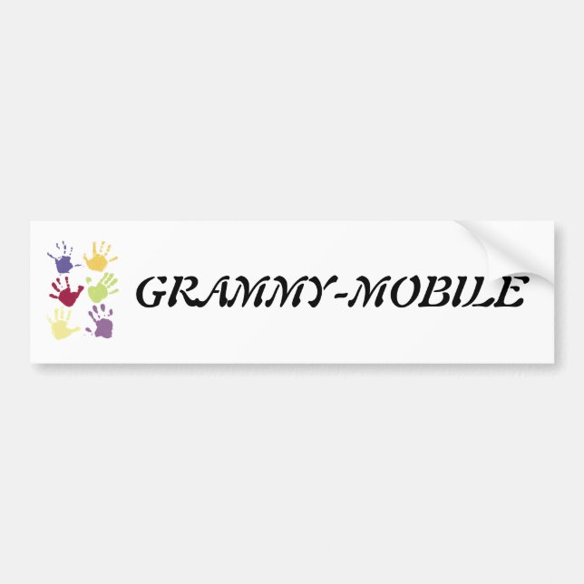 PEGATINA PARA COCHE GRAMMY-MOBILE (Frente)
