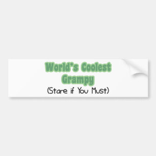 Pegatina Para Coche Grampy más fresco del mundo