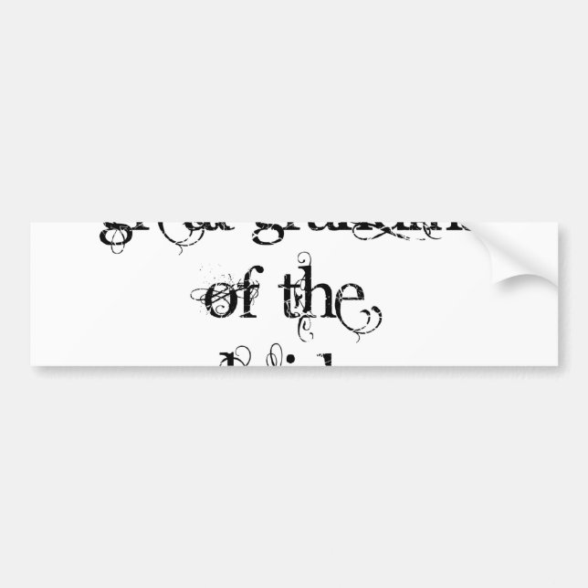 Pegatina Para Coche Gran Abuela de la Novia (Frente)