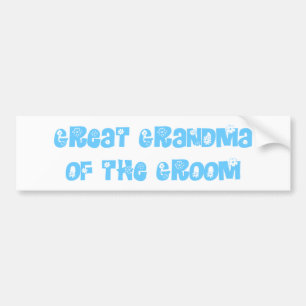 Pegatina Para Coche Gran Abuela del Groom