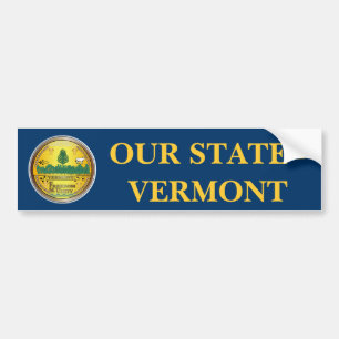 Pegatina Para Coche Gran foca del estado de Vermont