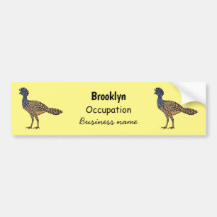 Pegatina Para Coche Gran ilustracion de personalizado de aves de curac