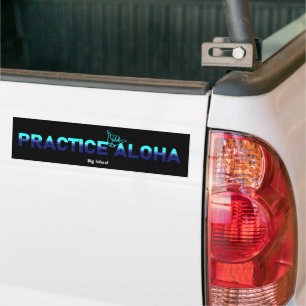 Pegatina Para Coche Gran Isla Práctica Aloha HIPacificShakaHang suelto