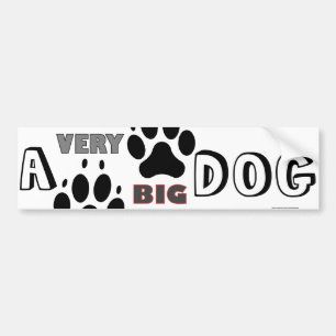 Pegatina Para Coche Gran perro divertido