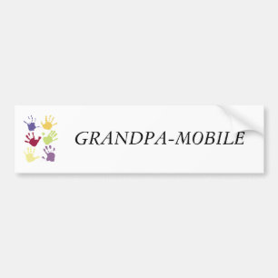 PEGATINA PARA COCHE GRANDPA-MOBILE