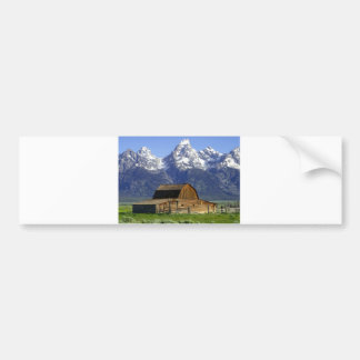 Pegatina Para Coche Granero solitario en Tetons magnífico
