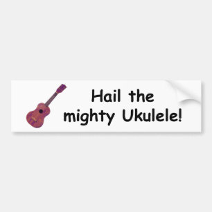 Pegatina Para Coche ¡Granice el Ukulele poderoso!