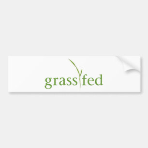 Pegatina Para Coche Grass Fed