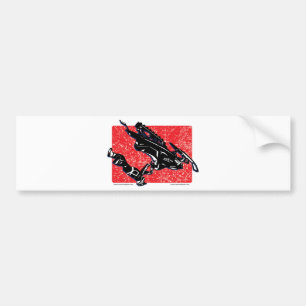 Pegatina Para Coche GRAVITY-SLED-in-RED