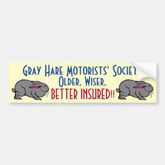 Pegatina Para Coche Gray Hare Motorists