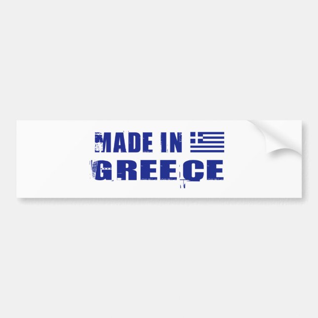 PEGATINA PARA COCHE GRECIA (Frente)