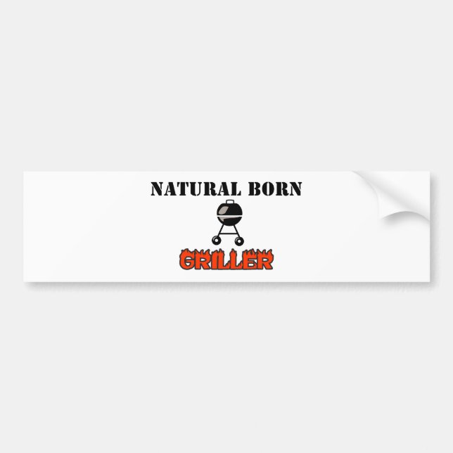 Pegatina Para Coche Griller llevado natural (Frente)