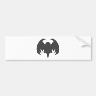 Pegatina Para Coche Gris mural los regalos del MUSEO Zazzle