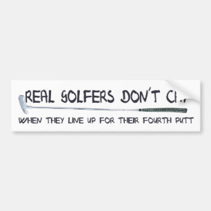 Pegatina Para Coche Grito real del don´t de los golfistas