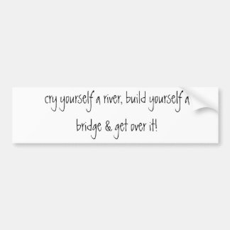 Pegatina Para Coche grito usted mismo un río, estructura usted mismo