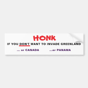 Pegatina Para Coche Groenlandia Peace Bumper Sticker