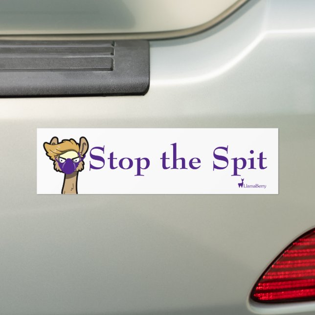 Pegatina Para Coche Grump Llama Bumper Sticker (en coche)