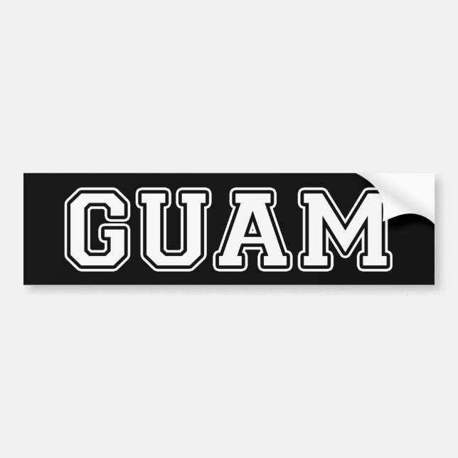 Pegatina Para Coche Guam (Frente)