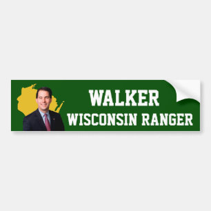 Pegatina Para Coche Guardabosques de Wisconsin del caminante