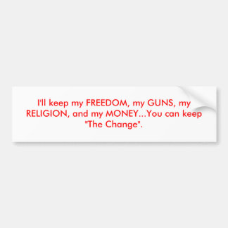 Pegatina Para Coche Guardaré mi LIBERTAD